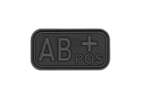 JTG Bloodtype Rubber Patch AB Pos