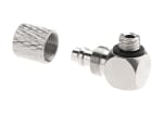 EpeS HPA 6mm Hose Coupling with Screwed Catch 90 Degree - Outer M5 Thread