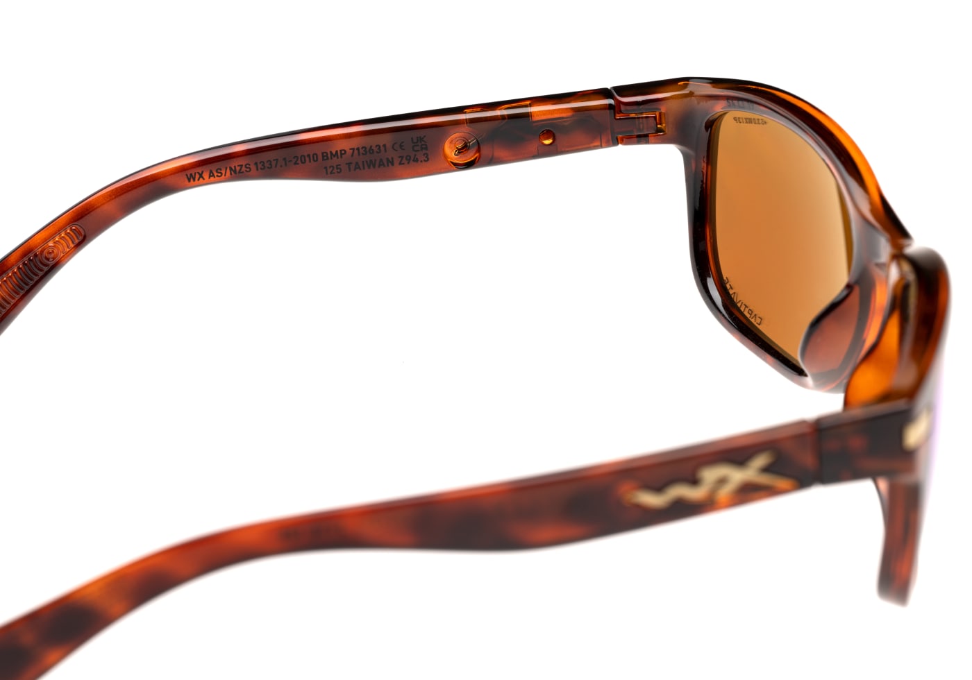 Wiley X WX Helix Captivate Polarized Green Mirror