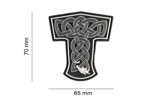 JTG Thors Hammer Dragon Rubber Patch