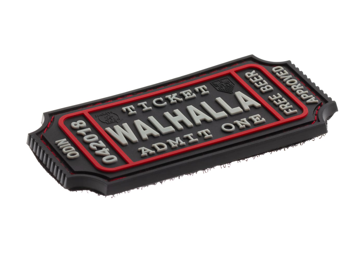 JTG Large Walhalla Ticket Rubber Patch