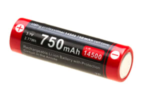 Klarus 14500 Battery 3.7V 750mAh Micro-USB