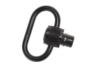 Leapers Heavy Duty Steel Push Button QD Sling Swivel 1.4 Inch