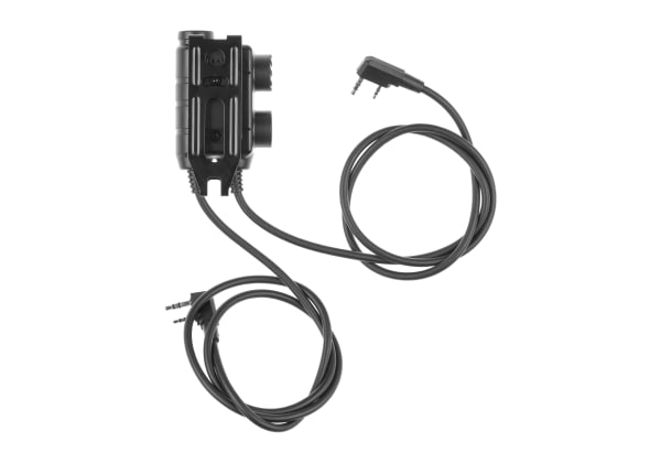 Earmor M56 Dual Comm Tactical PTT for 2x Kenwood