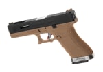 WE G-Force 17 BK Silver Barrel Metal Version GBB