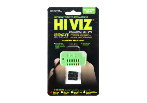 HIVIZ LiteWave Rear Sight for GLOCK G17/G19