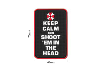 JTG Keep Calm and Shoot Rubber Patch