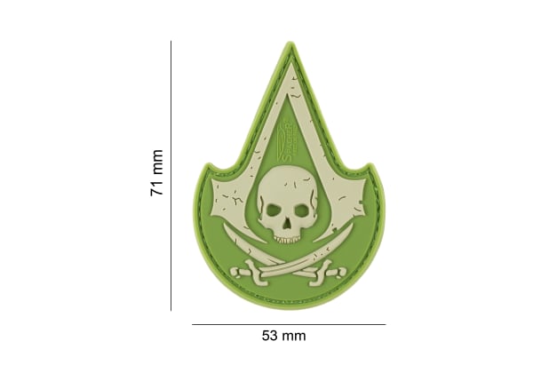 JTG Assassin Skull Rubber Patch
