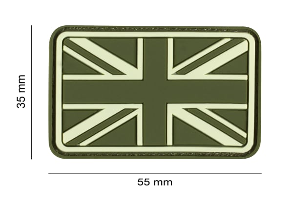 JTG Small Great Britain Flag Rubber Patch