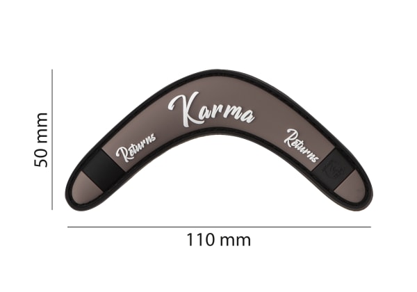 JTG Karma Returns Rubber Patch