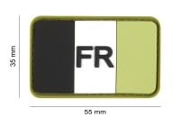 JTG France Flag Rubber Patch
