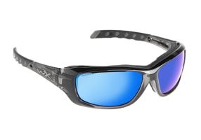 Wiley X WX Gravity Captivate Polarized Blue Mirror