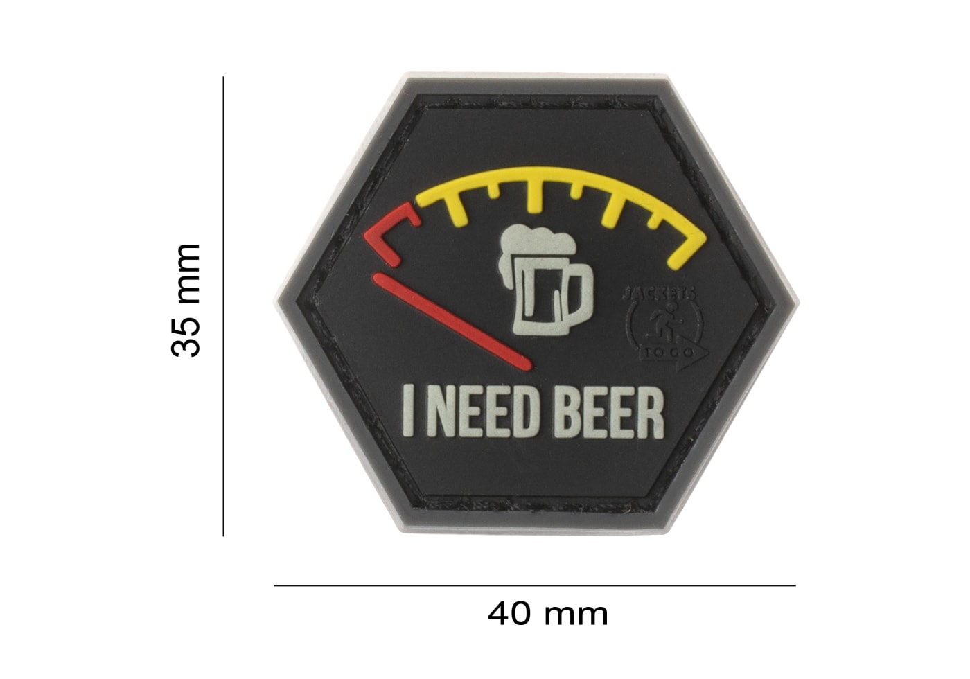 JTG I need Beer Rubber Patch