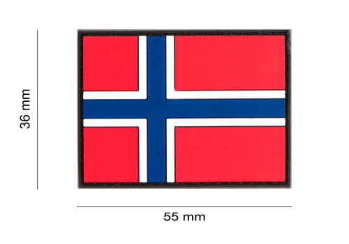 JTG Norway Flag Rubber Patch