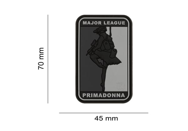 JTG Major League Primadonna Rubber Patch