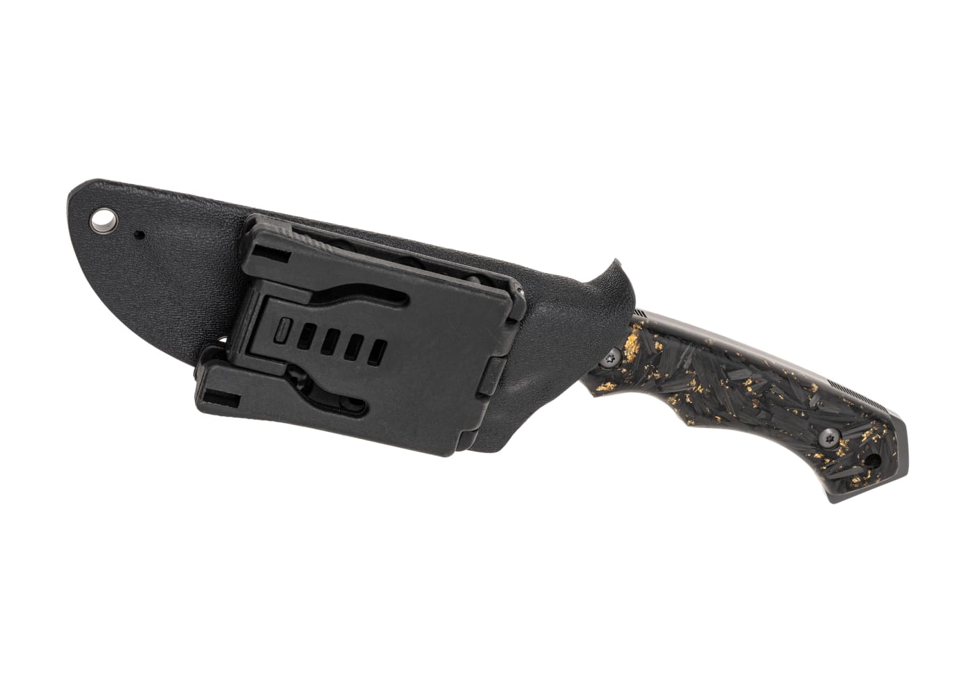 Defcon D2 Fixed Blade Gold Flecks Handle
