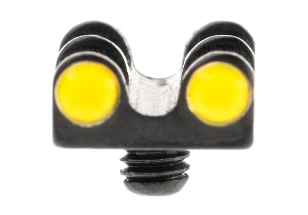 LPA Yellow Twin Fiber Optics Front Sight 2,6 MA Thread