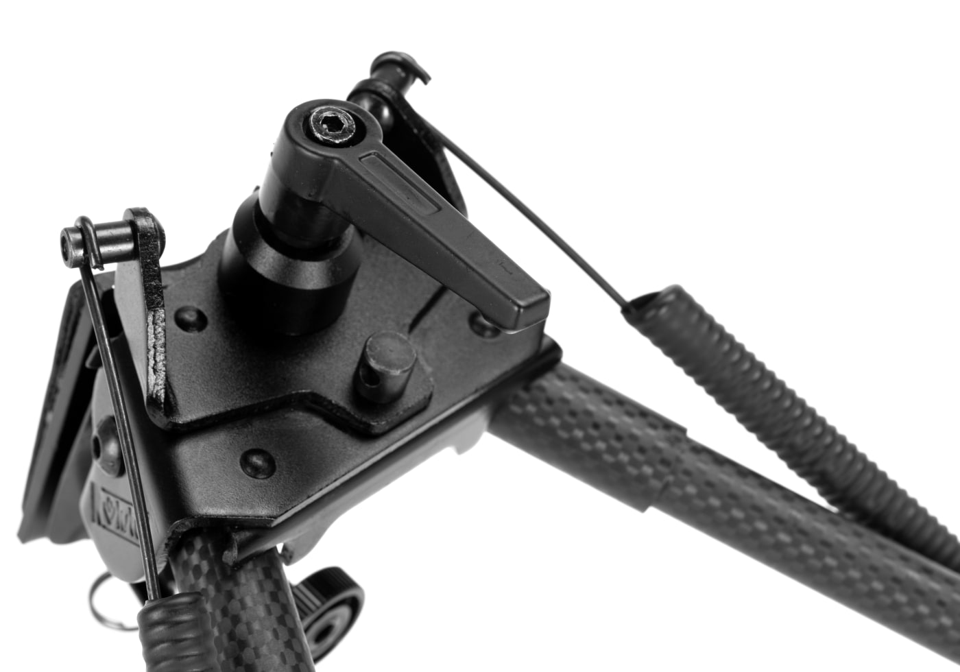 RokStad Carbon Fiber 9-13.5 Inch Swivel Spring Retractable Bipod