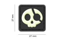 JTG Halloween Pirate Rubber Patch
