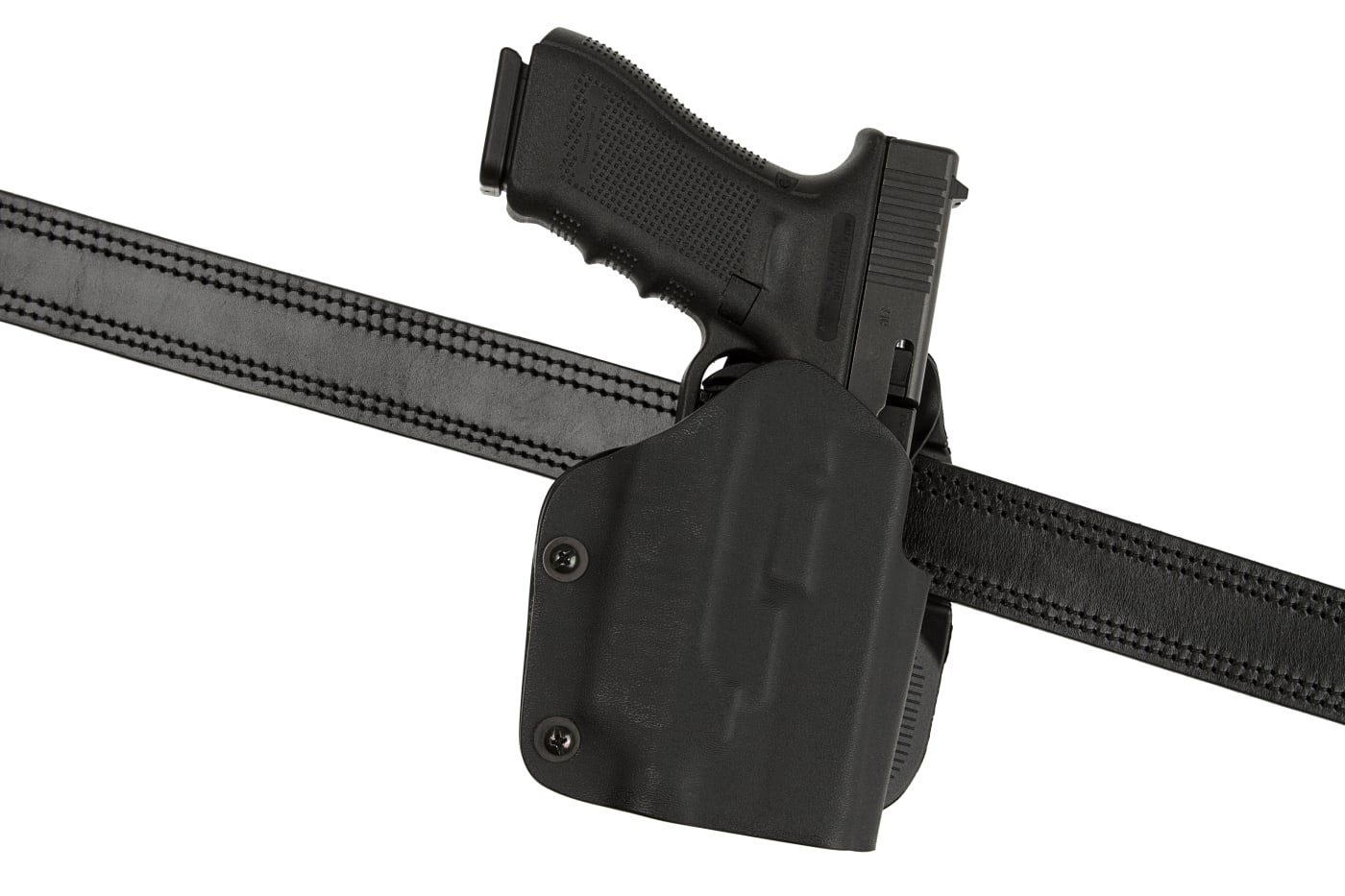 Frontline Open Top Kydex Holster für Glock 17 GTL Paddle