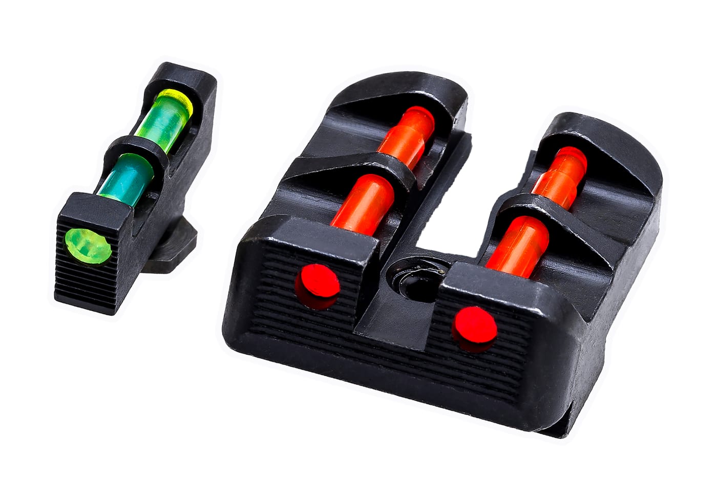 HIVIZ Fiber Sight Set for Glock 17/19