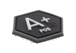 JTG Bloodgroup Hexagon Rubber Patch A Pos