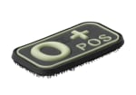 JTG Bloodtype Rubber Patch 0 Pos
