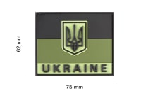 JTG Ukraine Flag Rubber Patch