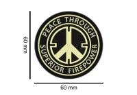 JTG Peace Rubber Patch