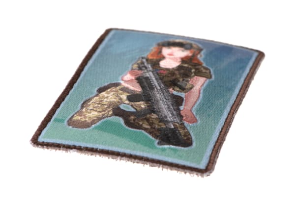 Airsoftology Pinup Girl Army Ranger Woven Patch