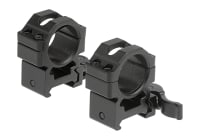 Leapers QD 25.4mm CNC Mount Rings Medium