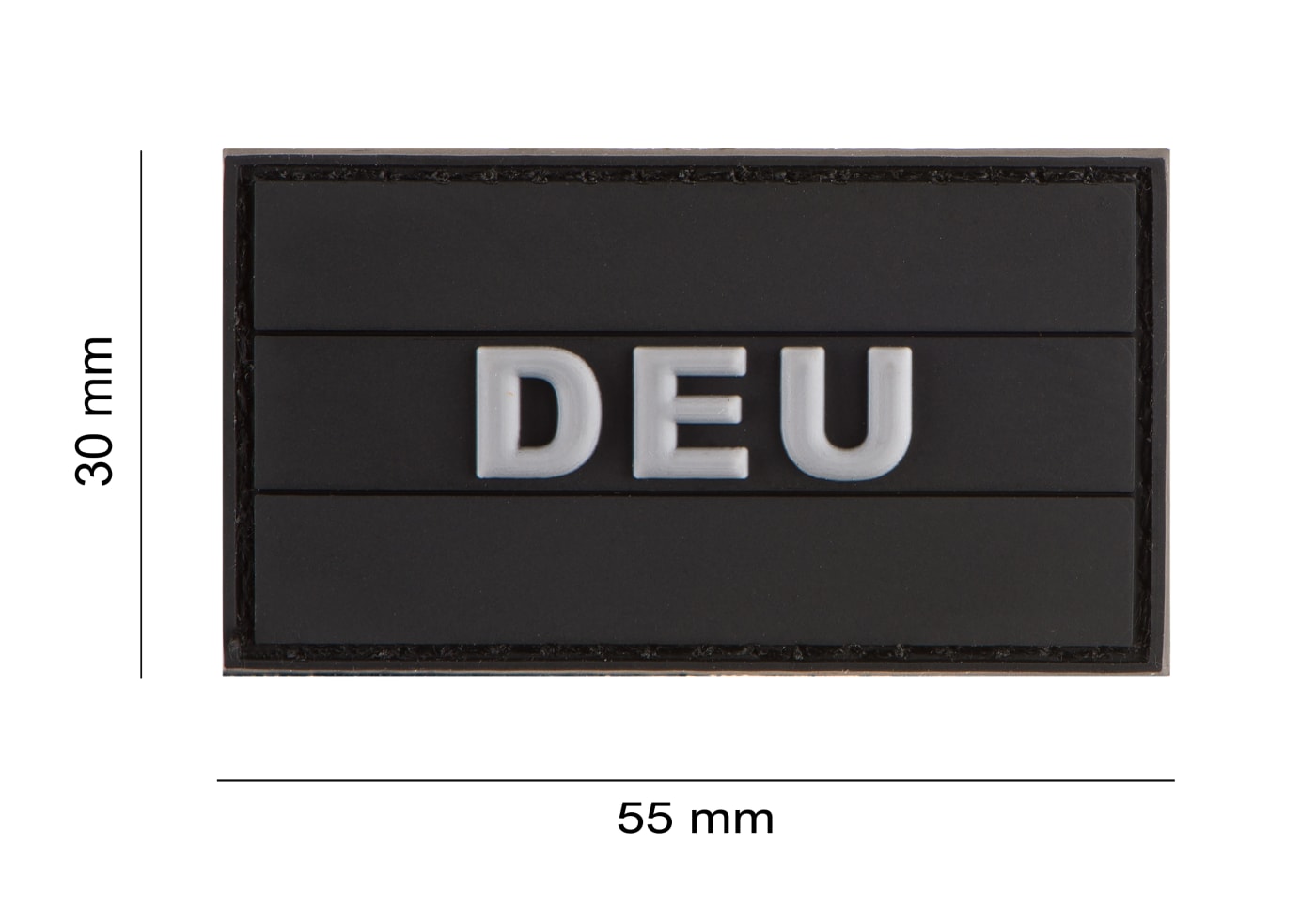 JTG Small German Flag Rubber Patch