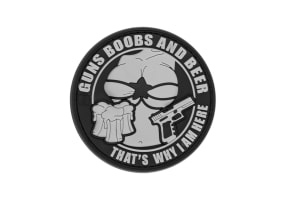 JTG Guns Boobs and Beer Rubber Patch