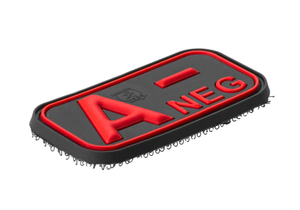 JTG Bloodtype Rubber Patch A Neg