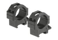 Leapers 30mm CNC Mount Rings Low