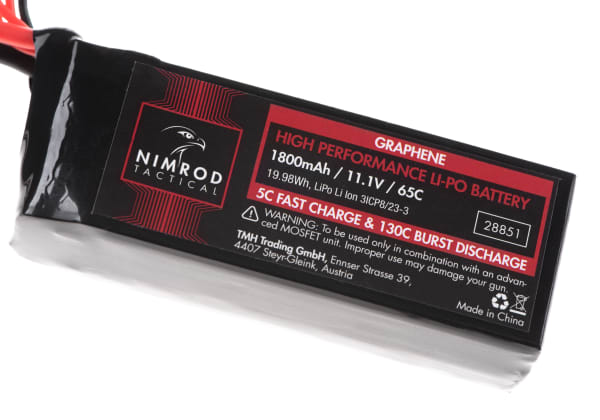 Nimrod Lipo 11.1V 1800mAh 65C Graphene T-Plug