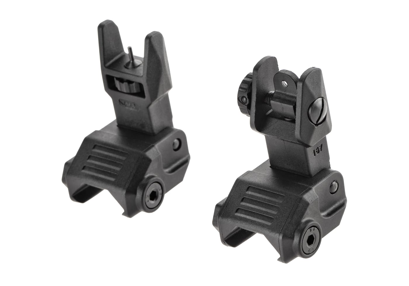 DLG Tactical High Profile Folding Sights Set
