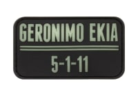 JTG Geronimo EKIA Rubber Patch Glow in the Dark
