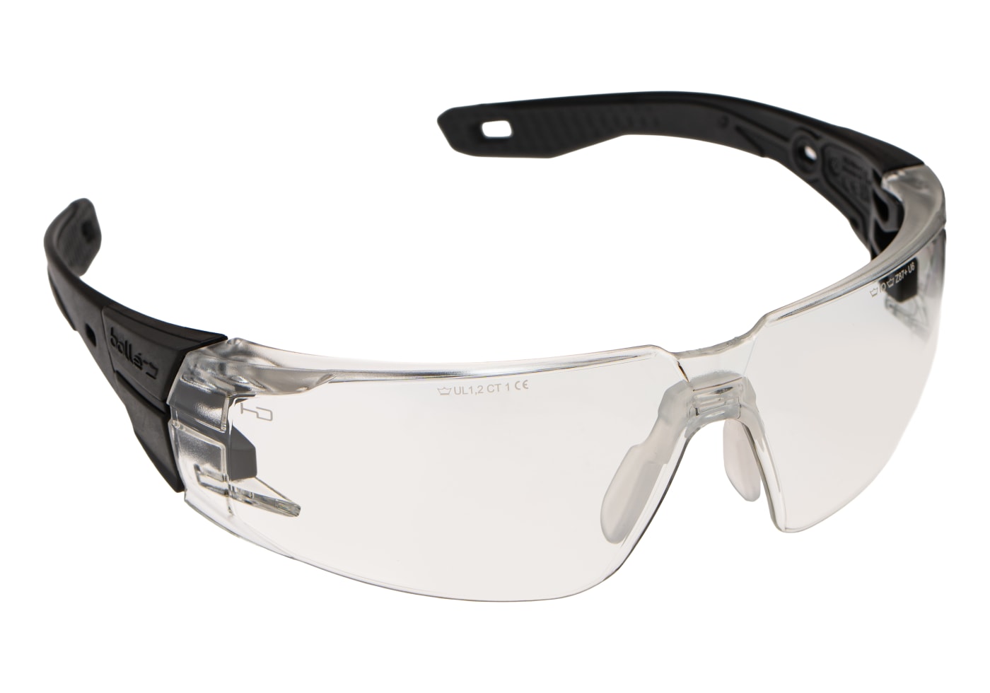 Bollé Rush+ 2.0 Hydrophobic Lens Black Frame