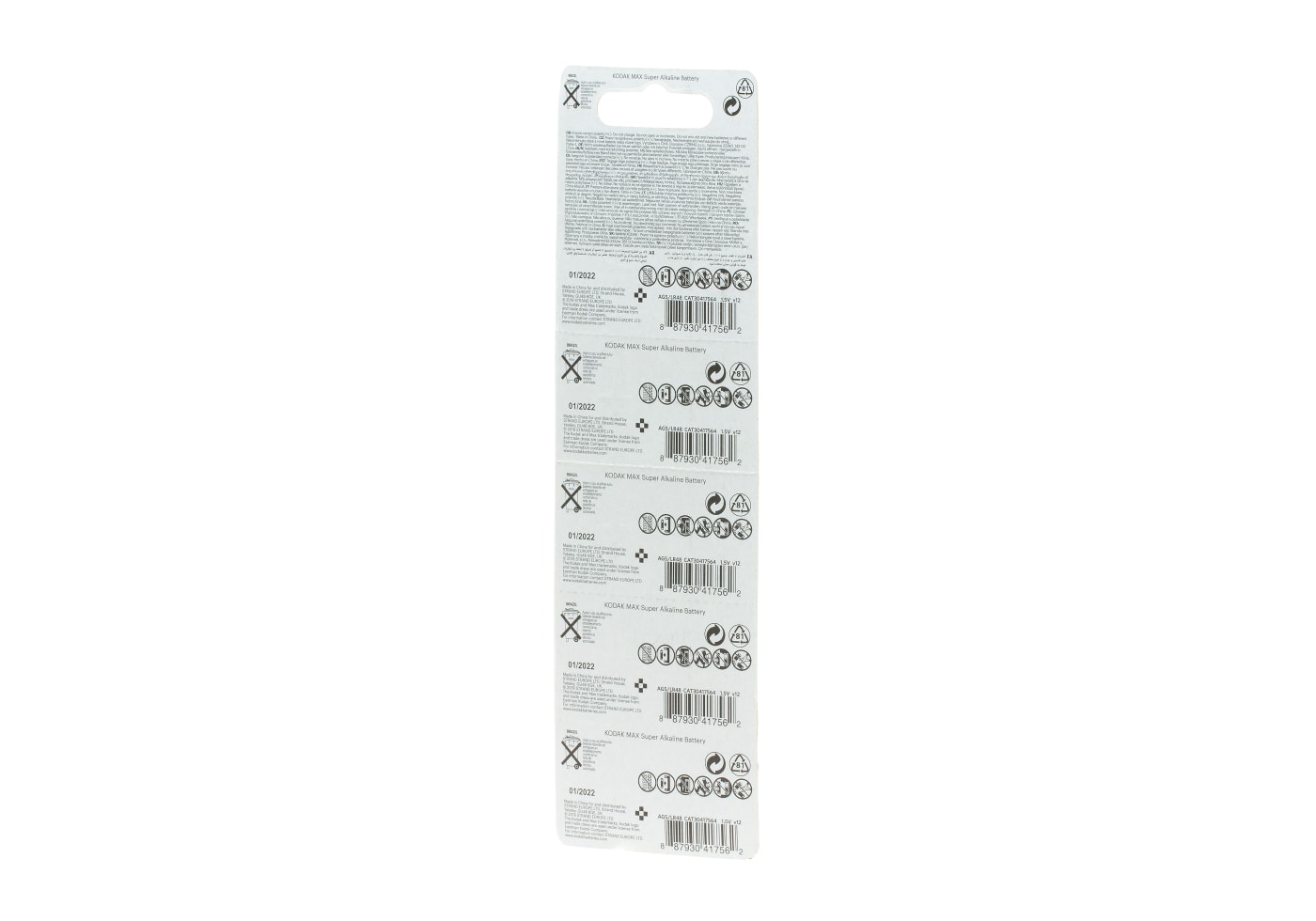 Kodak LR48 / AG5 10pcs