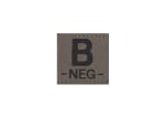Clawgear B Neg Bloodgroup Patch
