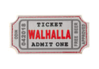 JTG Large Walhalla Ticket Rubber Patch