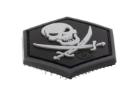 JTG No Fear Pirate Rubber Patch
