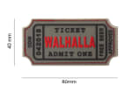 JTG Large Walhalla Ticket Rubber Patch