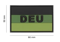 JTG German Flag Rubber Patch