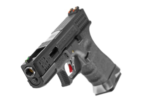 WE G-Force 19 BK Silver Barrel Metal Version GBB