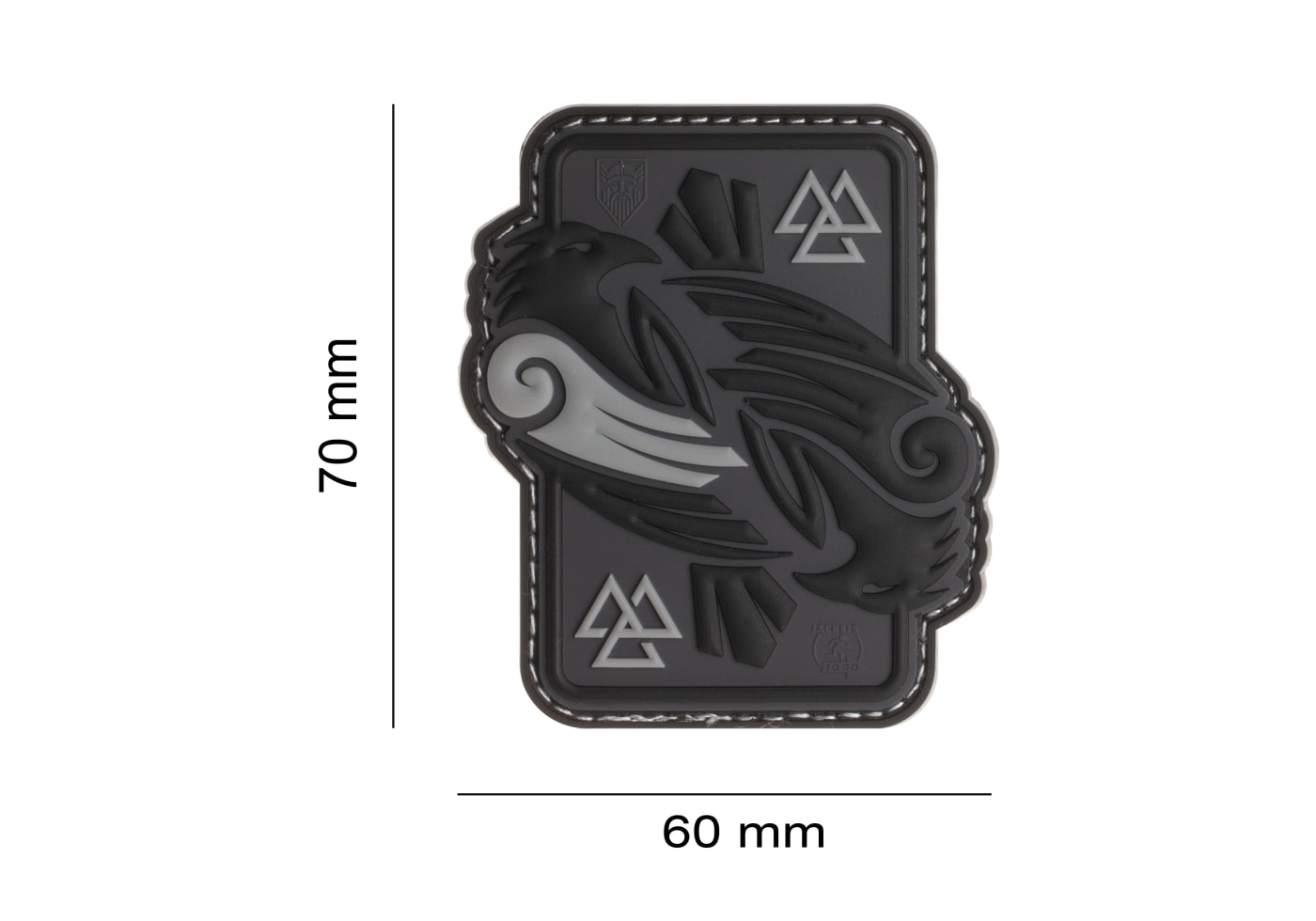 JTG Odins Raven Rubber Patch