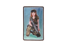 Airsoftology Pinup Girl Army Ranger Woven Patch