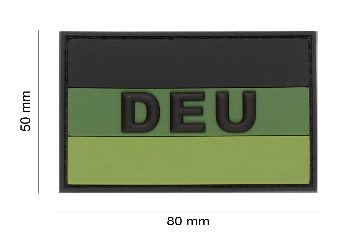 JTG German Flag Rubber Patch