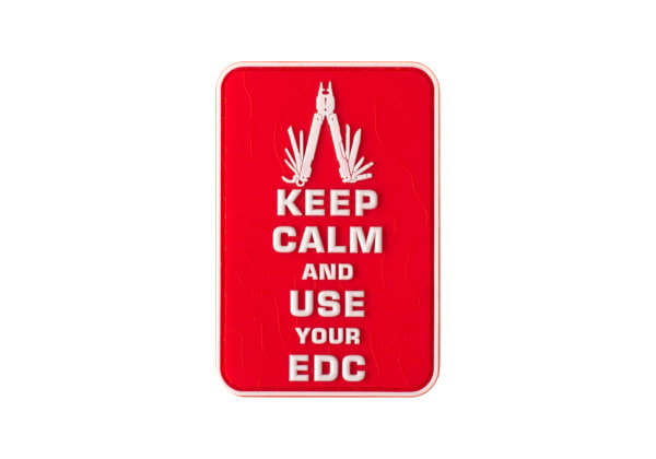 JTG Keep Calm EDC Rubber Patch